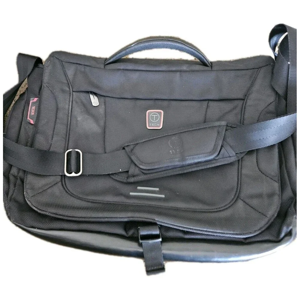 TUMI T-Tech Ballistic Nylon Tri-Fold Laptop Travel Plane Bag